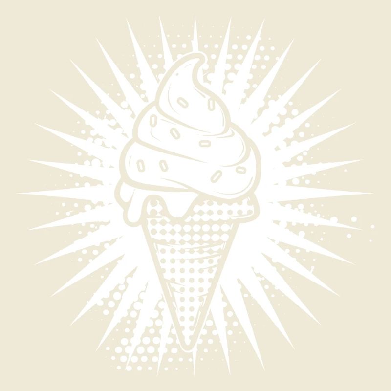 Cornet de crème glacée Dessin