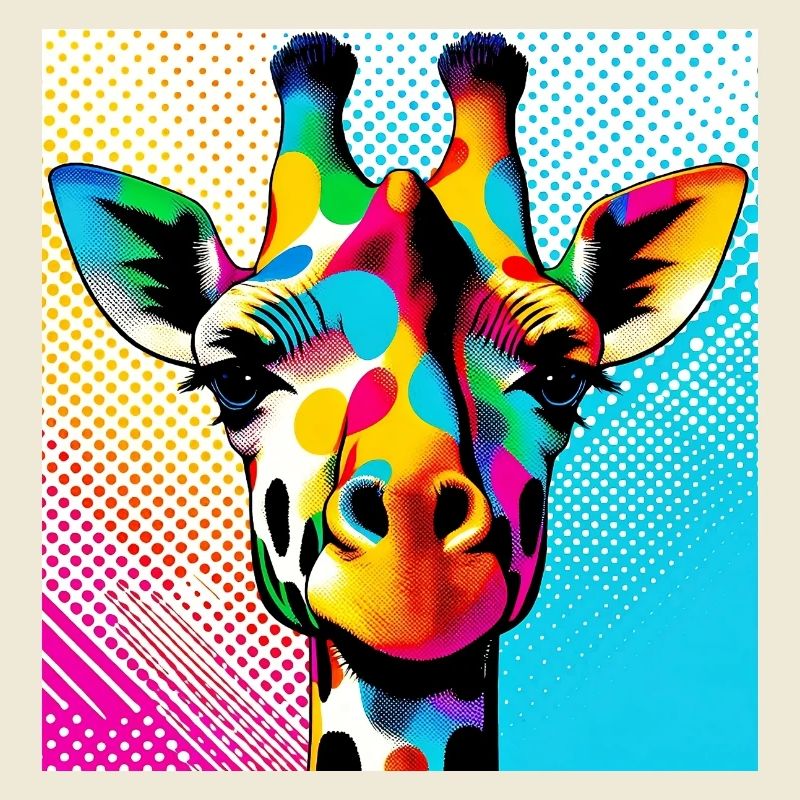 Girafe Pop Art