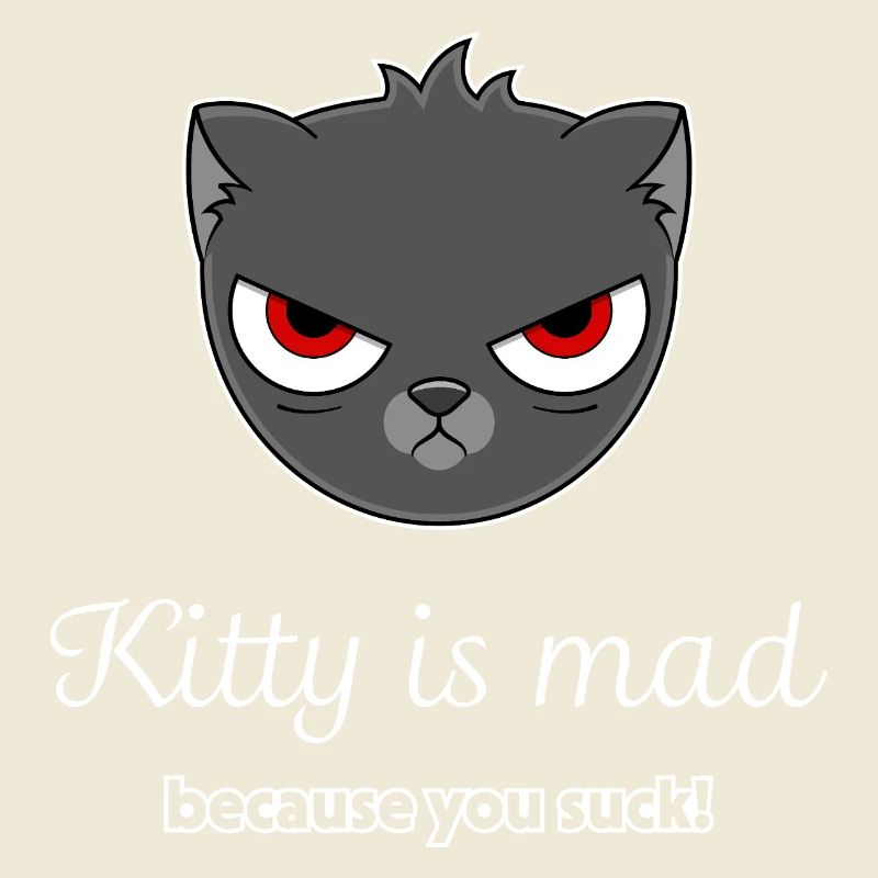 offended cat