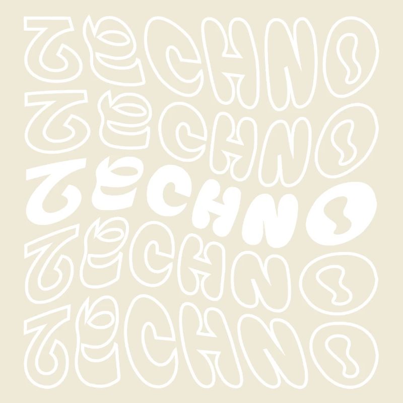 conception de logo géométrique ondulé techno
