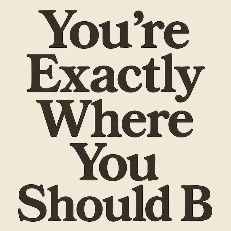 Message de motivation en typographie classique