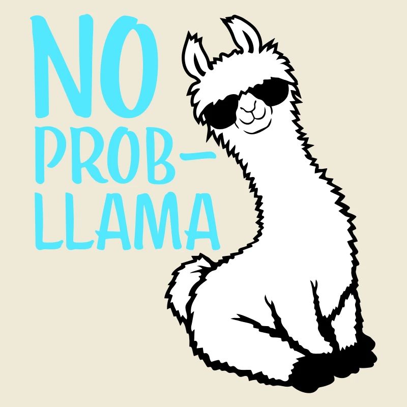 No Prob Lama Cool Sonnenbrille Sitzend Problama