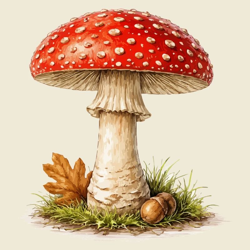 Toadstool Autumn Dream