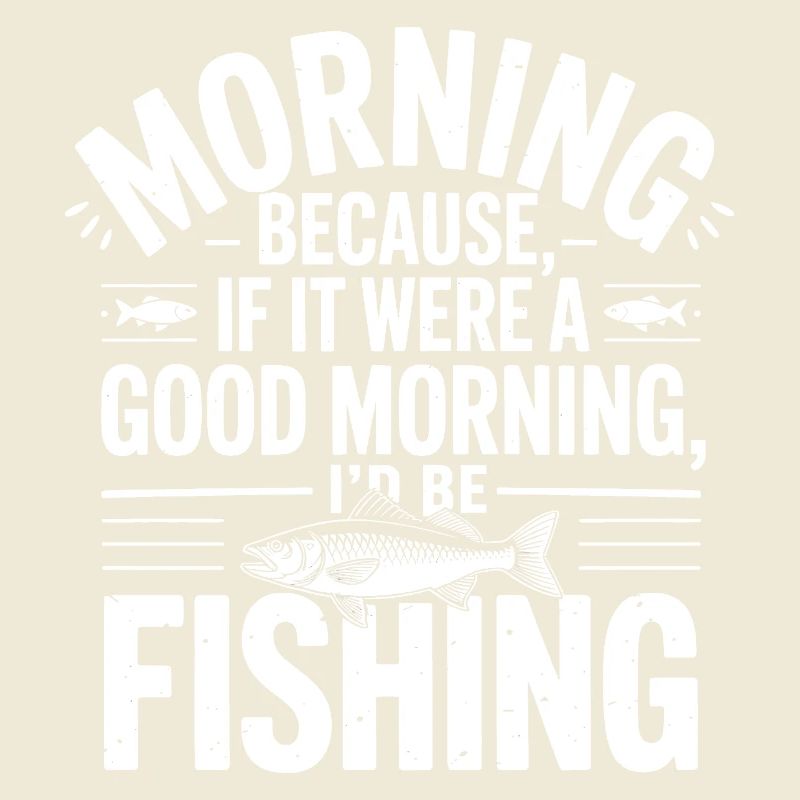 Citation de pêche matinale Tee