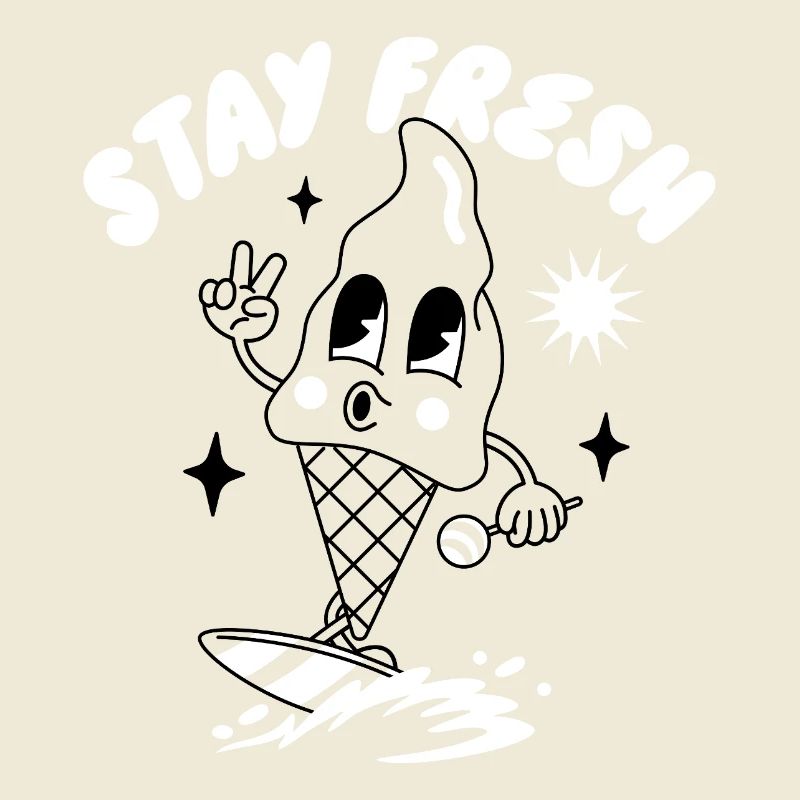 Stay Fresh Sun Theme Tee