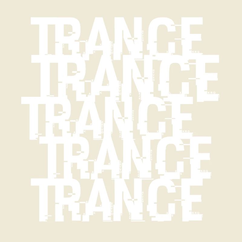 Trance Typographic Pattern