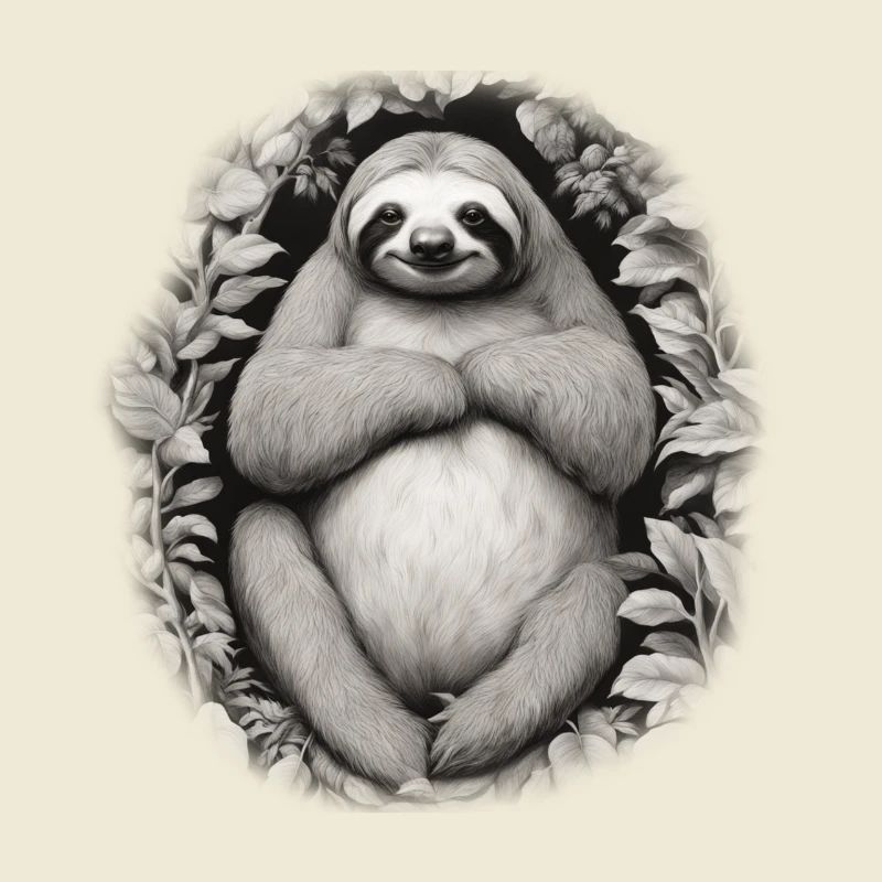 Faul Sloth Teenie langsam schlafen null Bock müde 