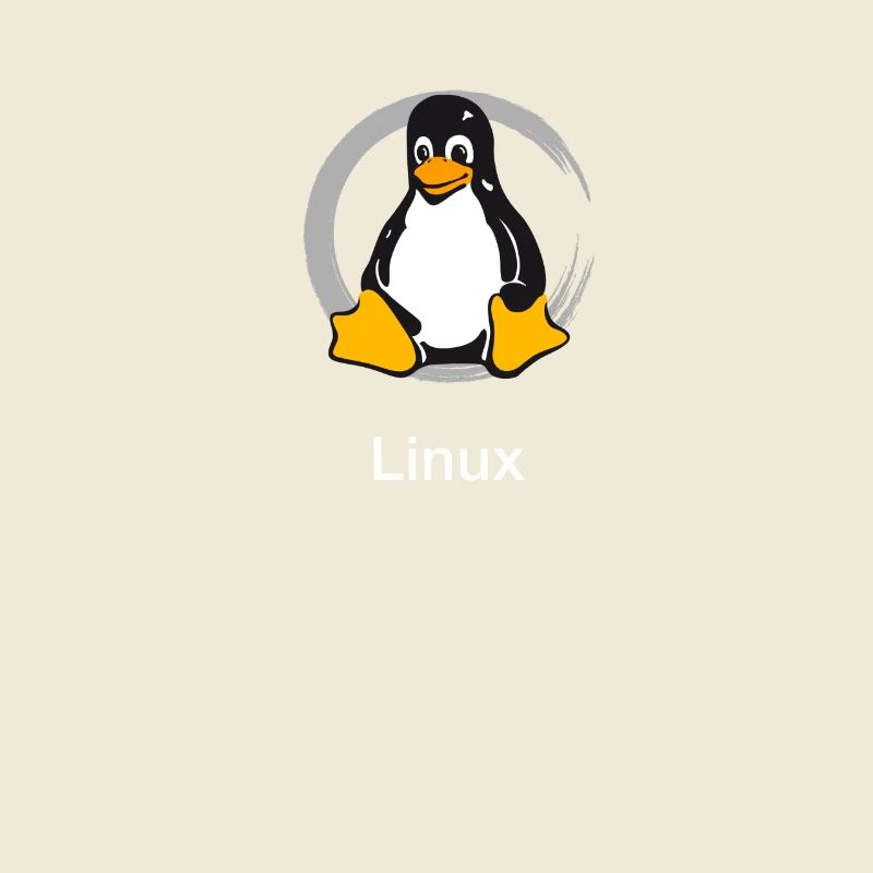 Pc computer Penguin nerd geek Programmer Admin
