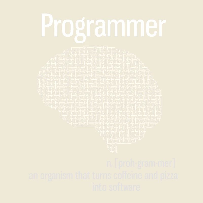 programmer brain pc informatik definition pizza lo