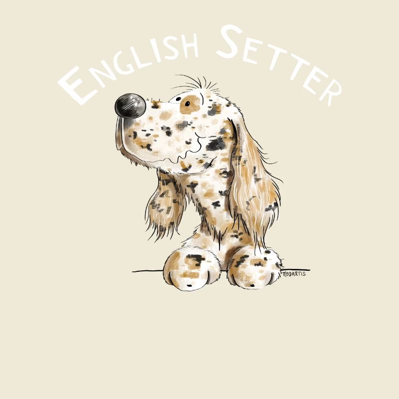 Englischer Setter I Hunde Comic Geschenk