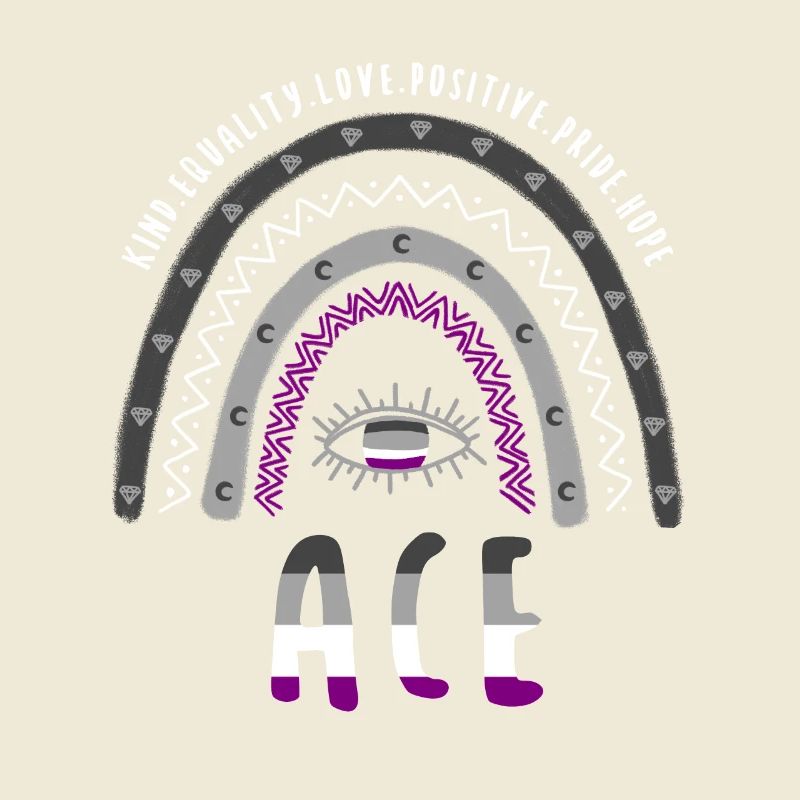 Boho Regenbogen Ace Pride