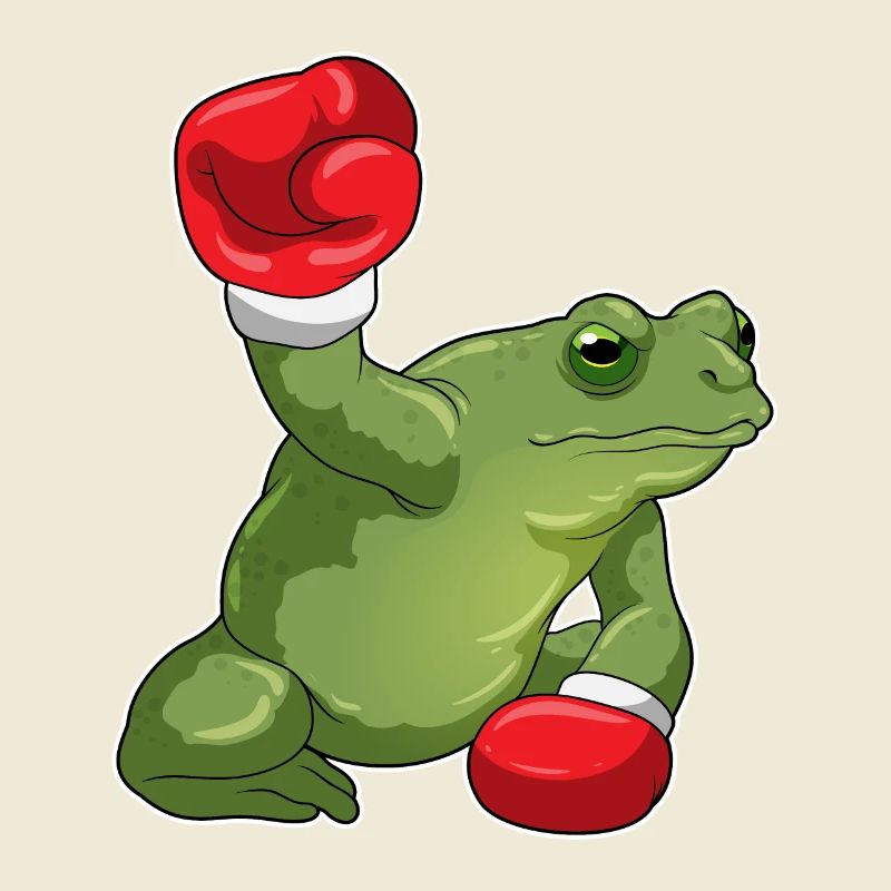 Boxer Grenouille Boxe Gants de Boxe Boxe