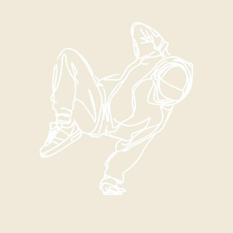Dessin de breakdancer