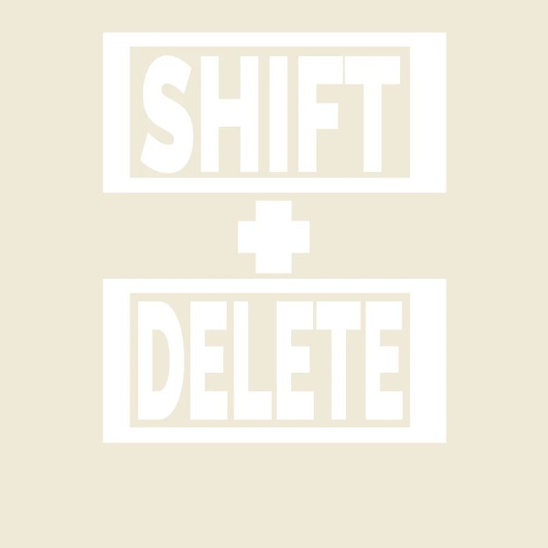 style de vie du clavier SHIFT+DELETE