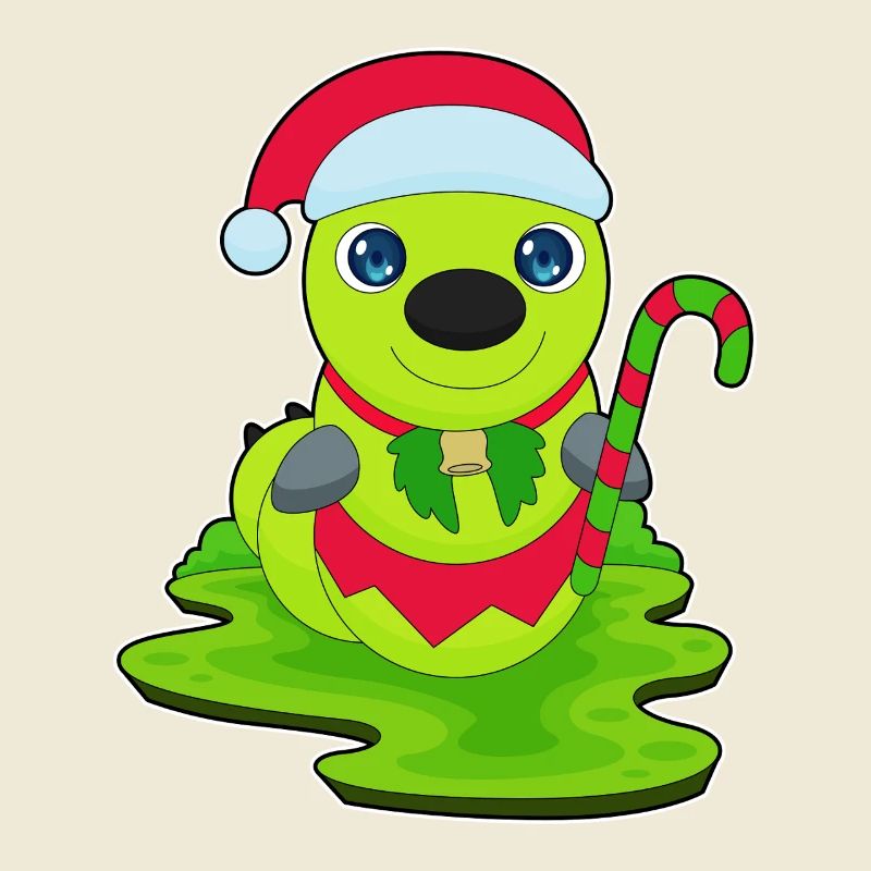 Chenille Canne de Noël