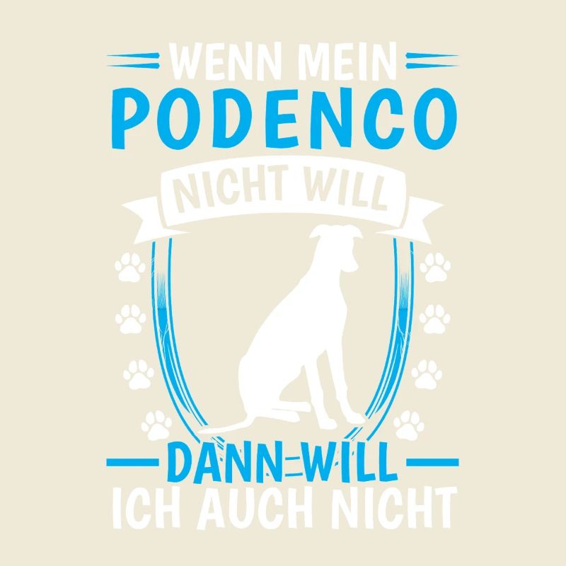 Podenco will nicht Spanischer Windhund