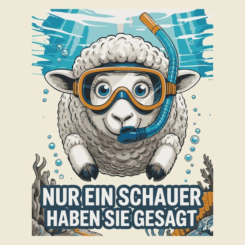 Nur ein Schauer – Lustiges Schaf Design