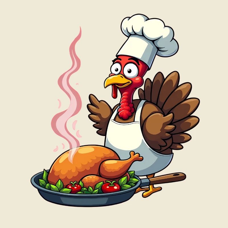 Cuisinier de dinde de Thanksgiving