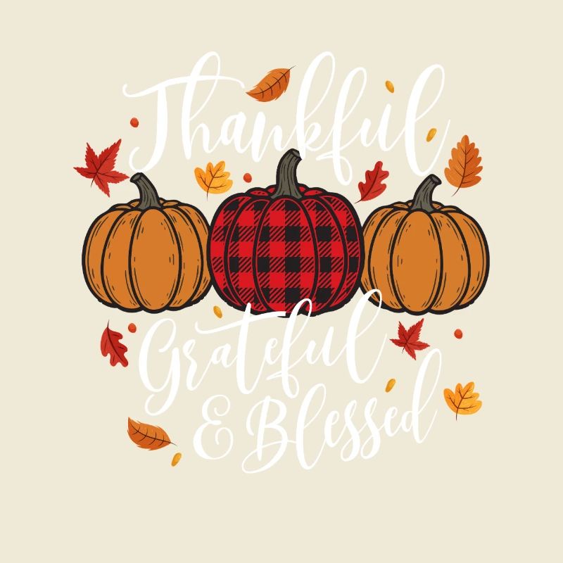 Dankbar Dankbar Thanksgiving Herbst