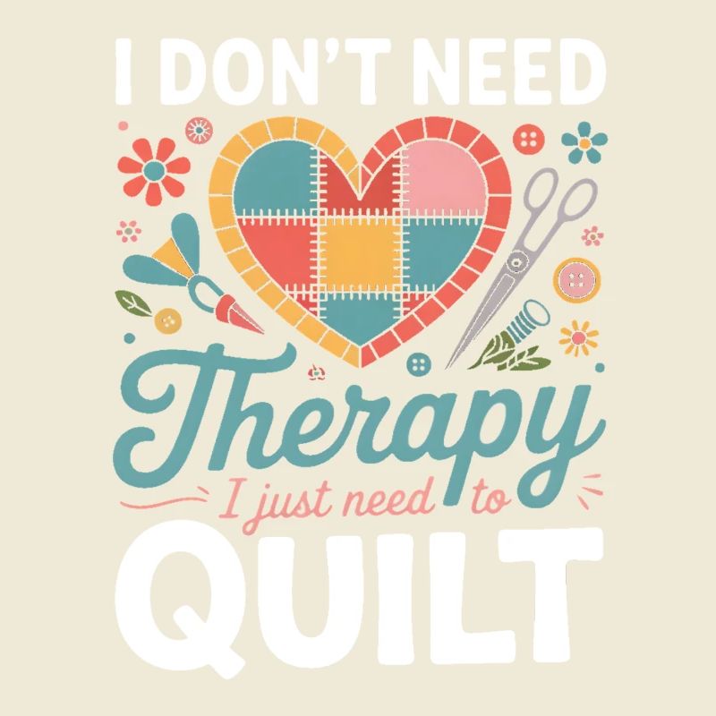 Patchwork Herz Therapie Quilt
