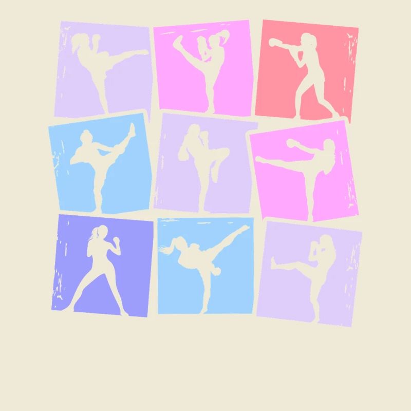 Kickboxen Kickboxer Muay Thai Damen Mädchen