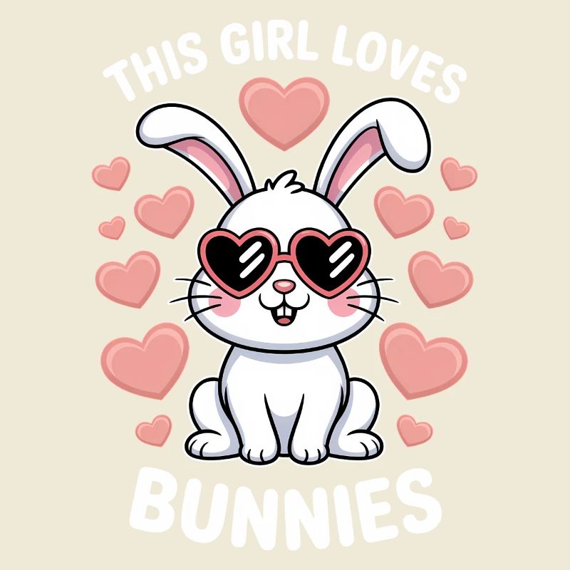 Hasen Spruch Mädchen Kaninchen Fun Hasen Geschenk