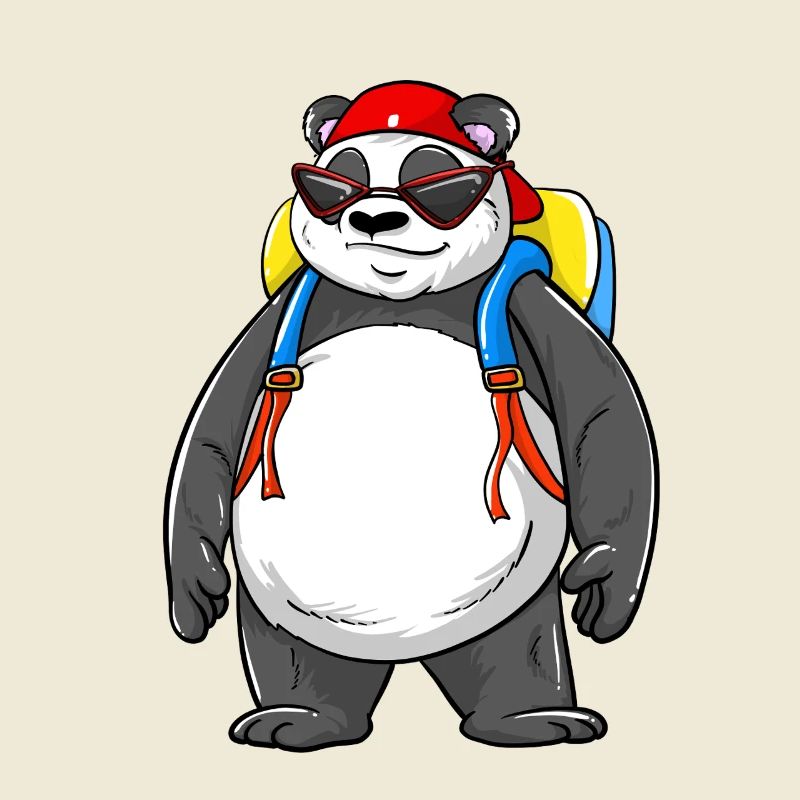 Panda-Rucksack Ready Back to School 2026 Vibes