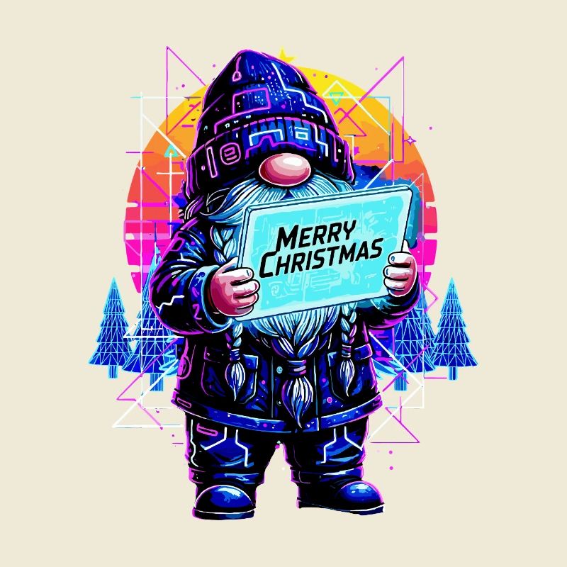 Merry Christmas - Synthwave Gnom 80s