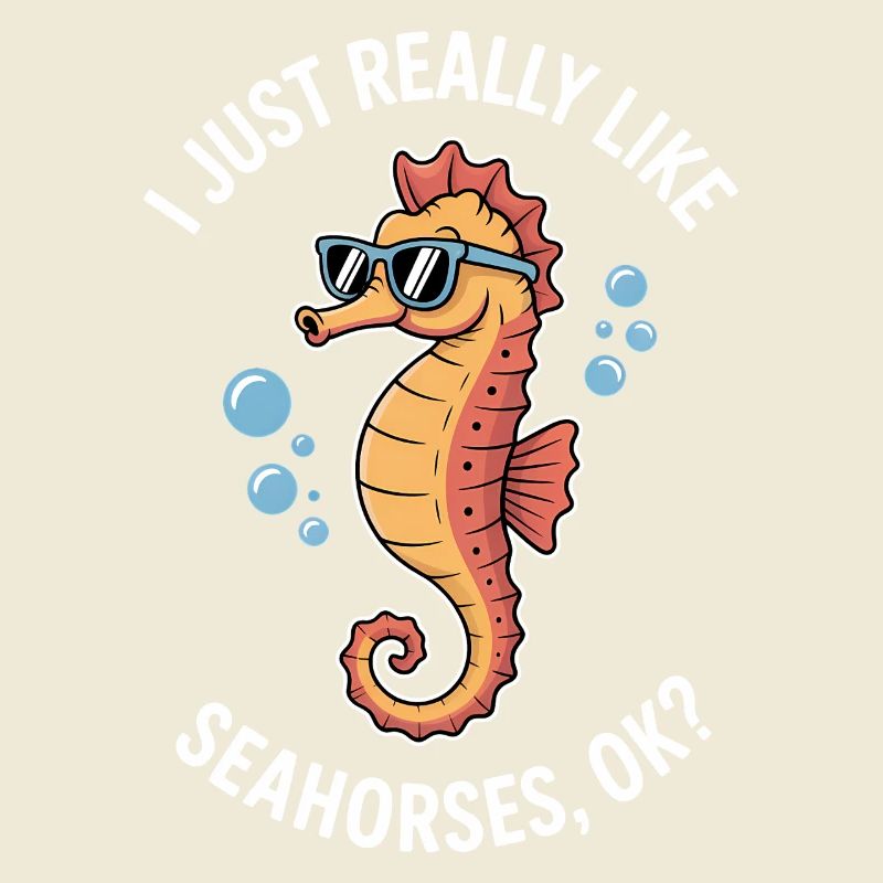 Hippocampe qui dit un drôle d’hippocampe Cadeau