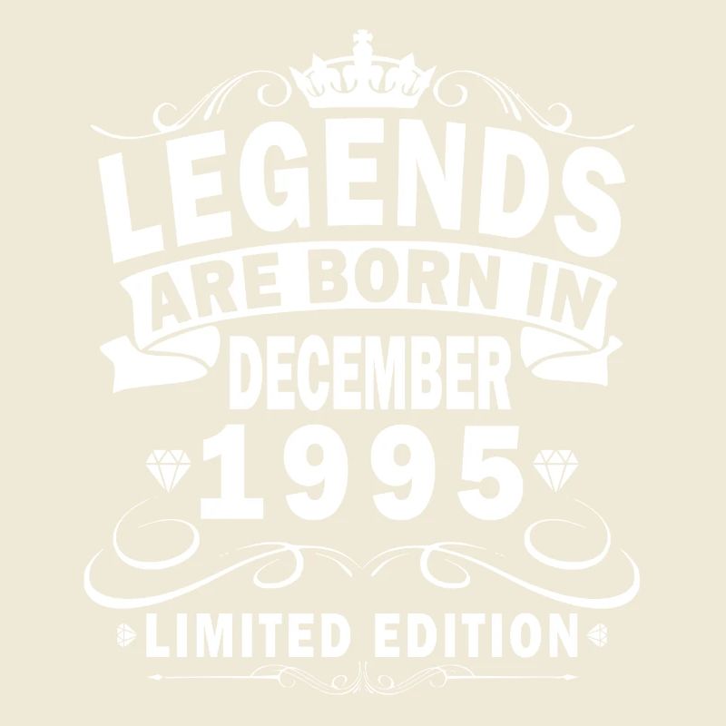 1995 Dezember Vintage Geburtstagsgeschenk