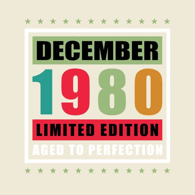 Décembre 1980 - Édition limitée décembre 1980