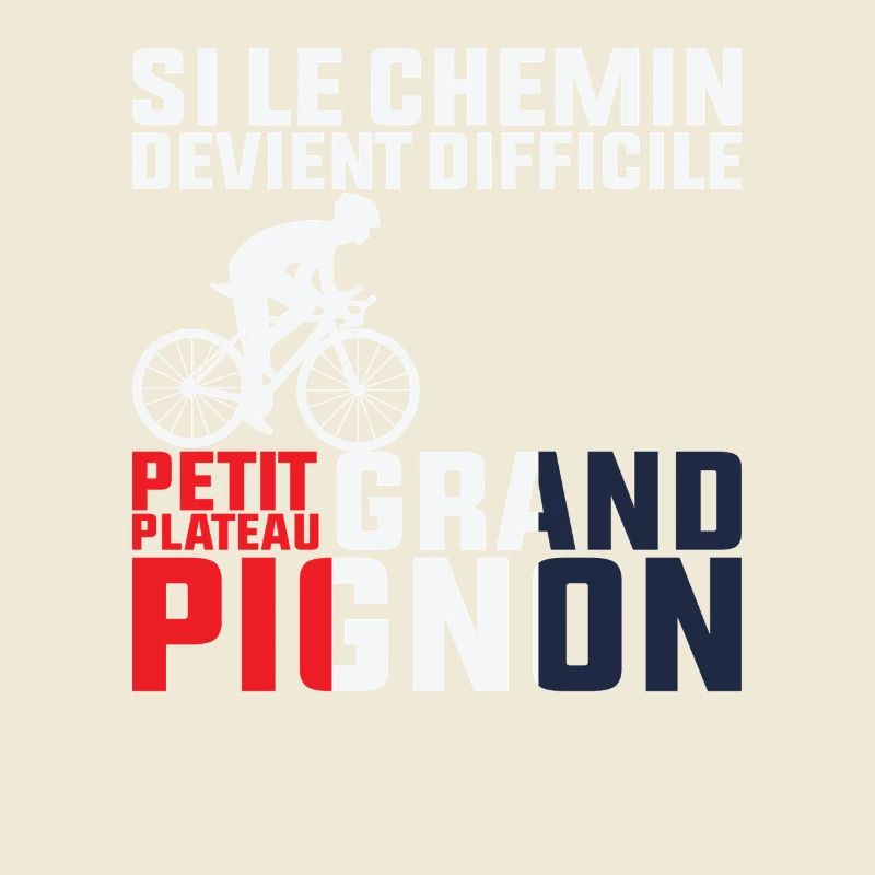 Si Le Chemin Devient Difficile - Cycliste Cadeau