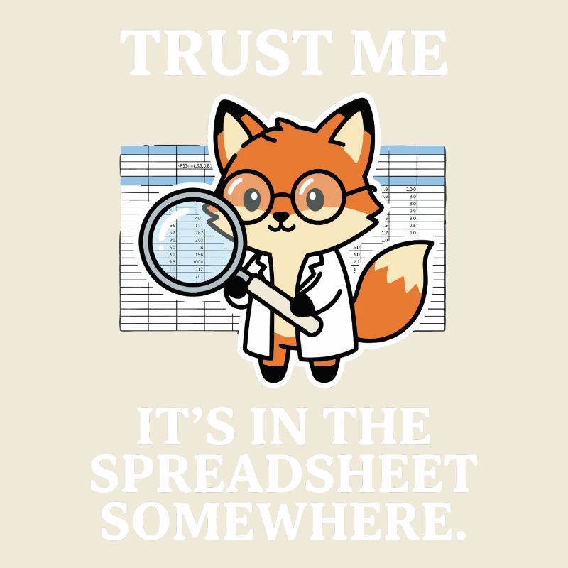 Crois-moi, c’est dans le tableur quelque part, Fox