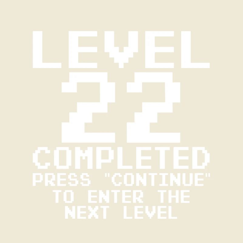 Level 22 Pixel Retro Completed