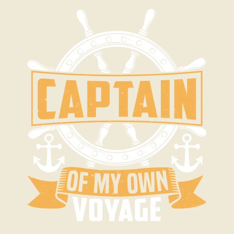 Capitaine de mon propre équipage de voile de navigation