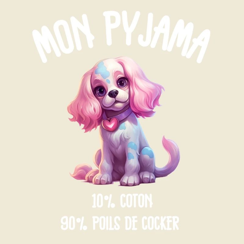 Pyjama Chien Cocker Drôle