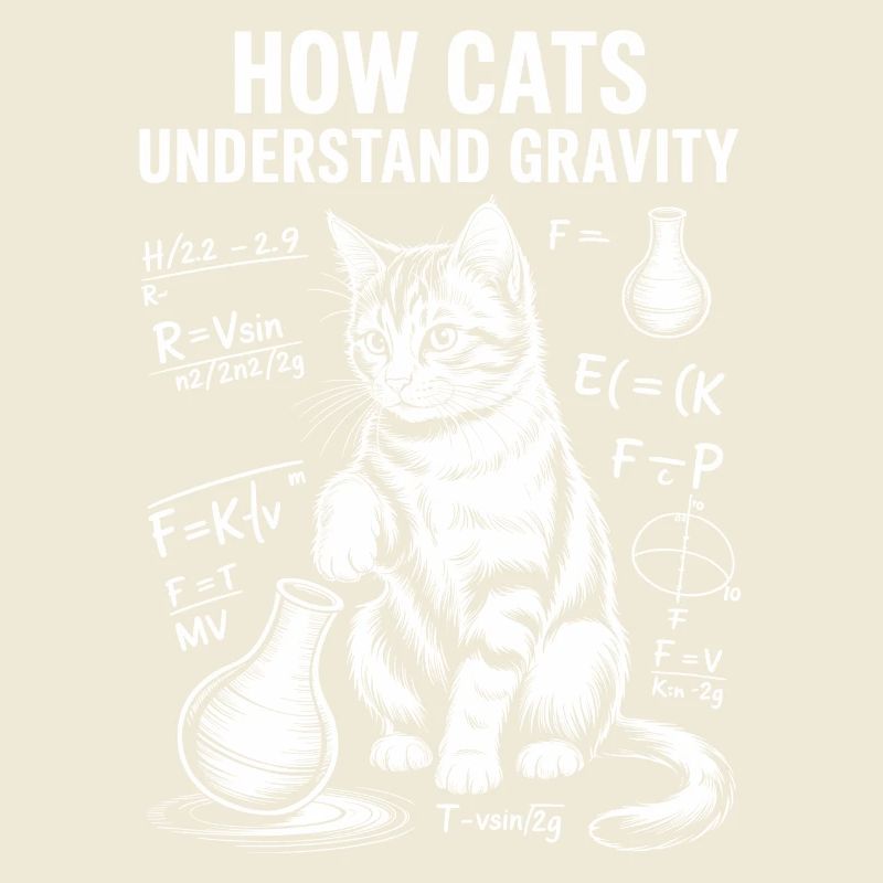 Physics Cats Sayings Math Joke Physics Gift
