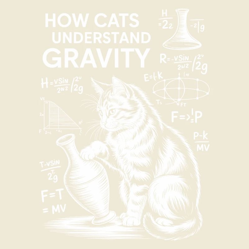 Physics Cats Sayings Math Joke Physics Gift