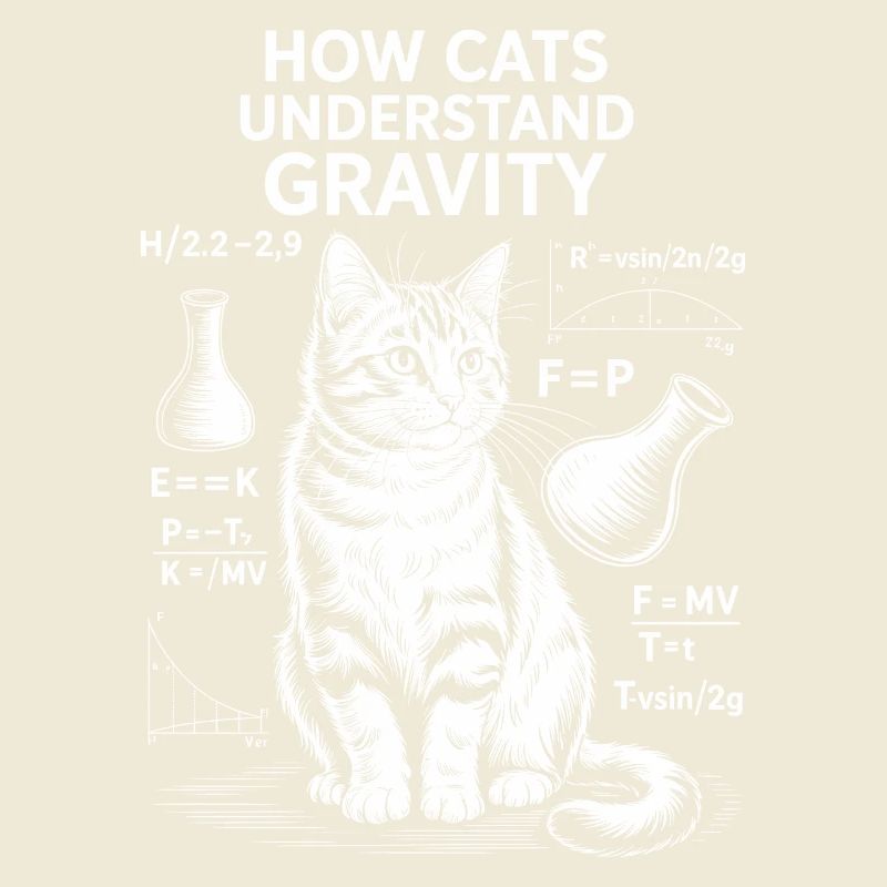 Physics Cats Sayings Math Joke Physics Gift