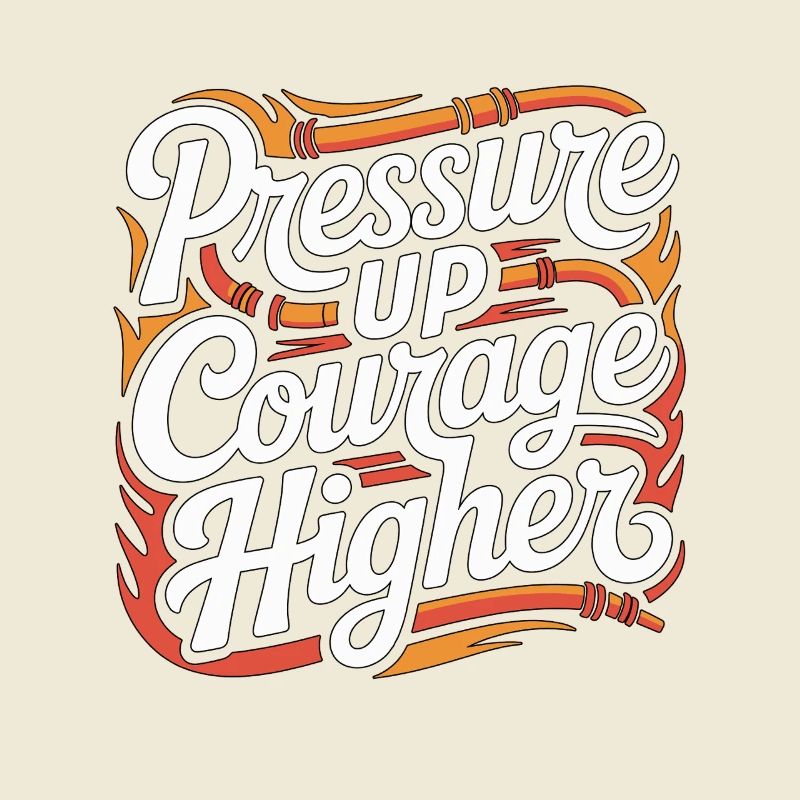 Fire Engineer Pressure Up Courage Fire Department