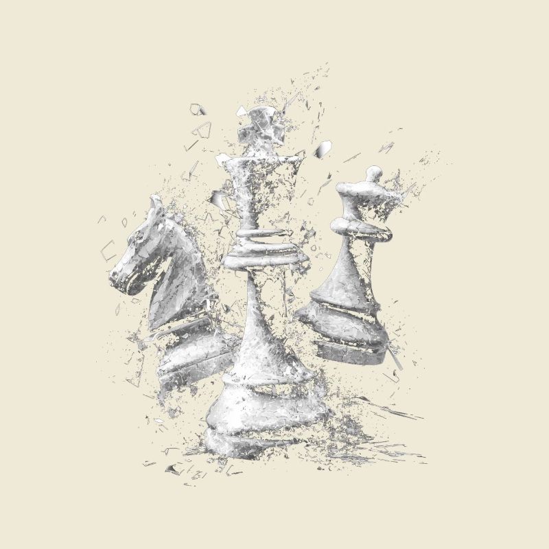 Pièces d’échecs Conception d’explosions Plateau dynamique