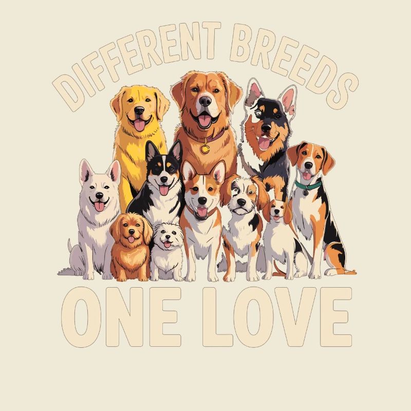 Different Breeds One Love Dogs
