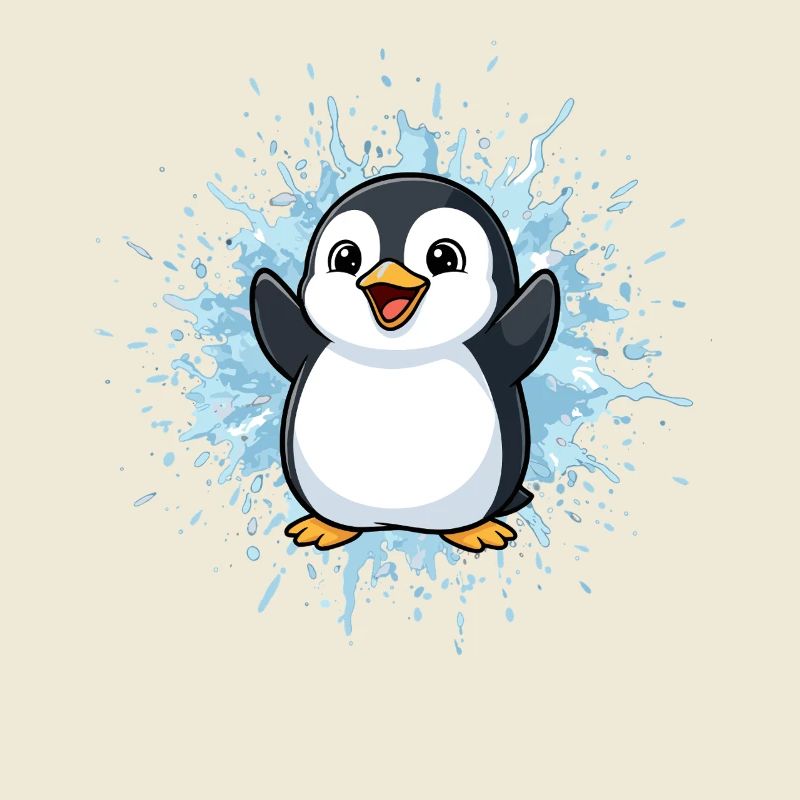 Pingu Splash Blue
