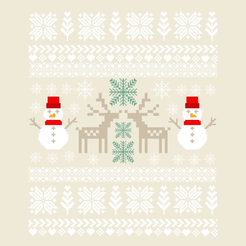 Rétro Noël Pixel