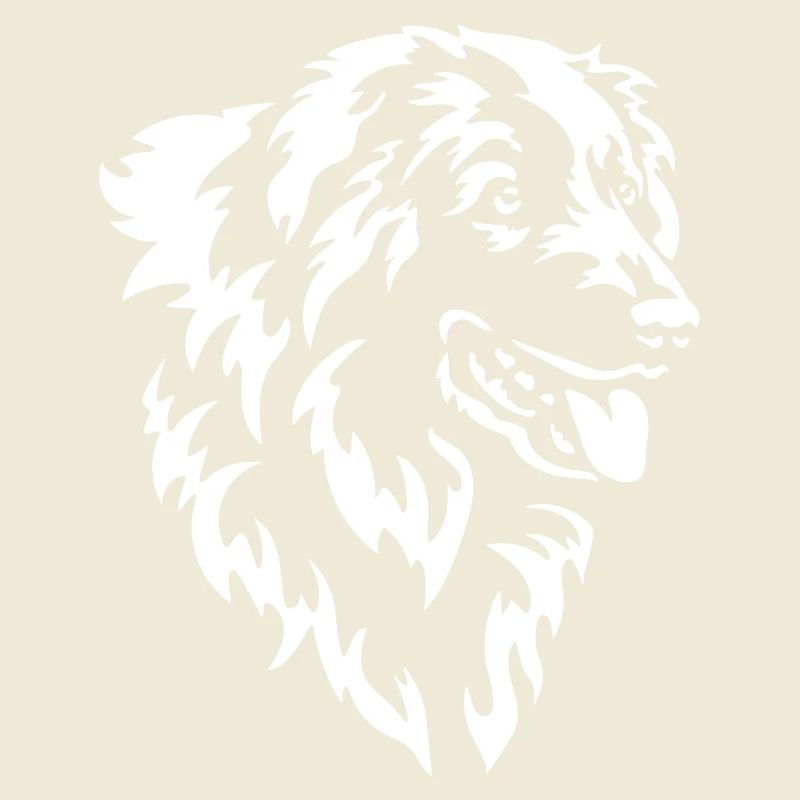 Pyrenean Mountain Dog Head "Black Edition"