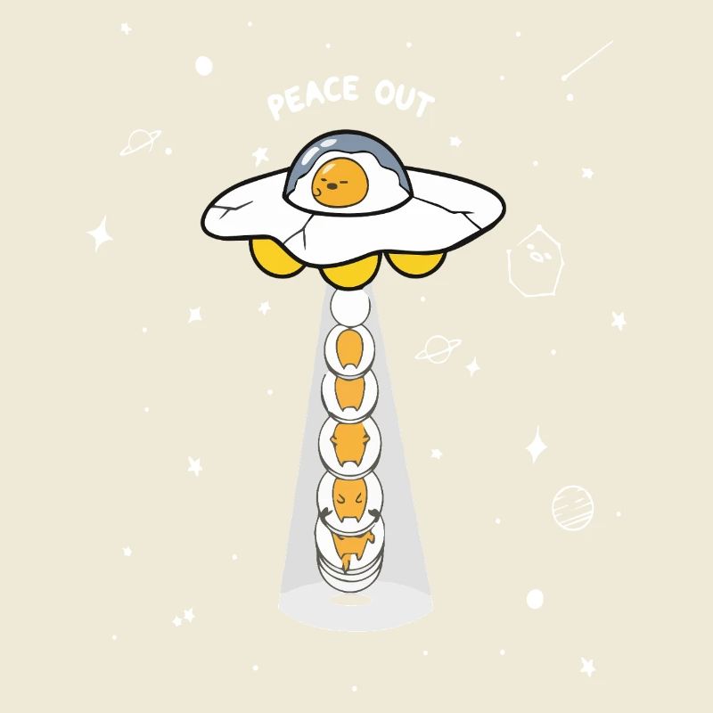 Peace Out UFO Eggs