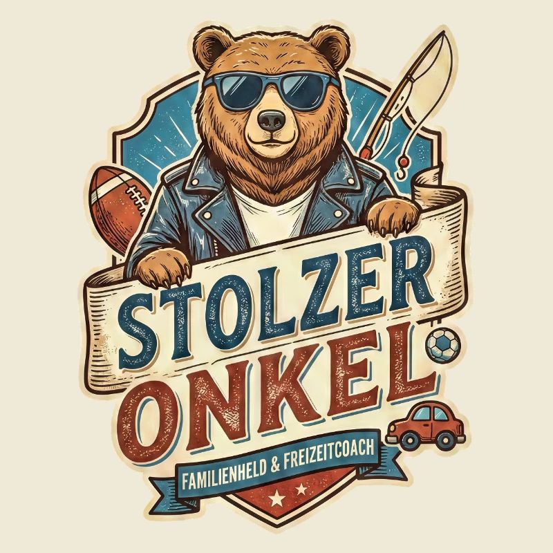 Stolzer Onkel Bär – Freizeitheld