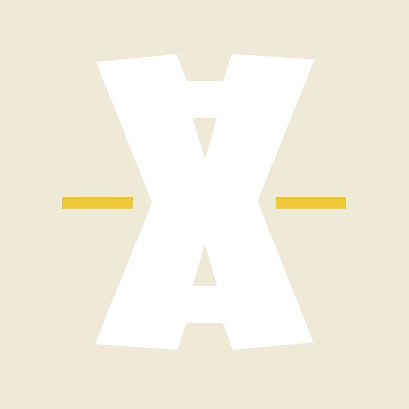 Art numérique Double X dash