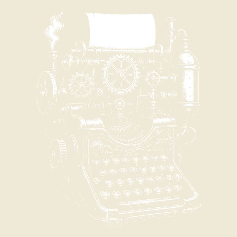 Steampunk Typewriter Gears