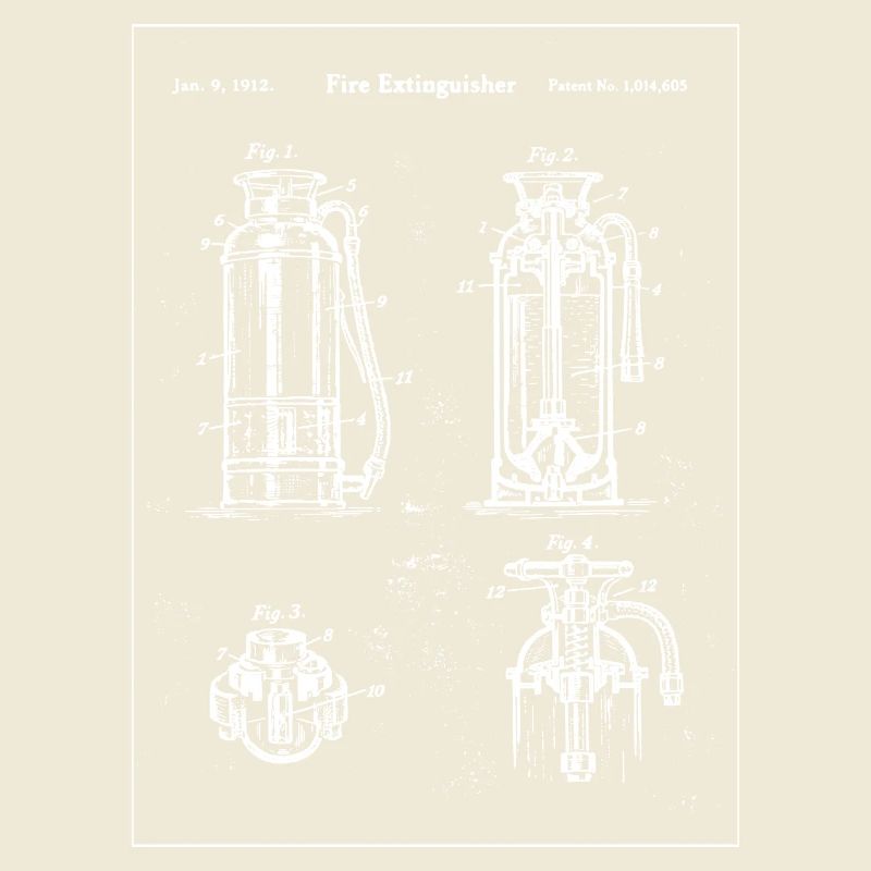Fire Extinguisher blueprint gift
